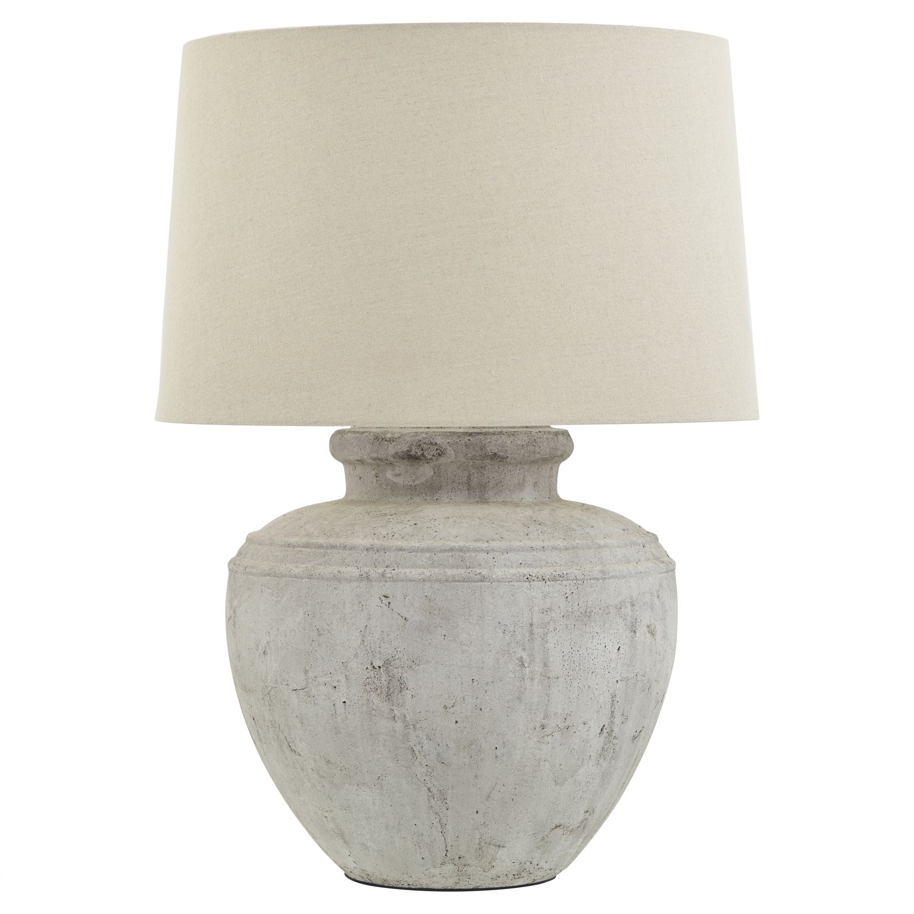 White urn deals table lamp