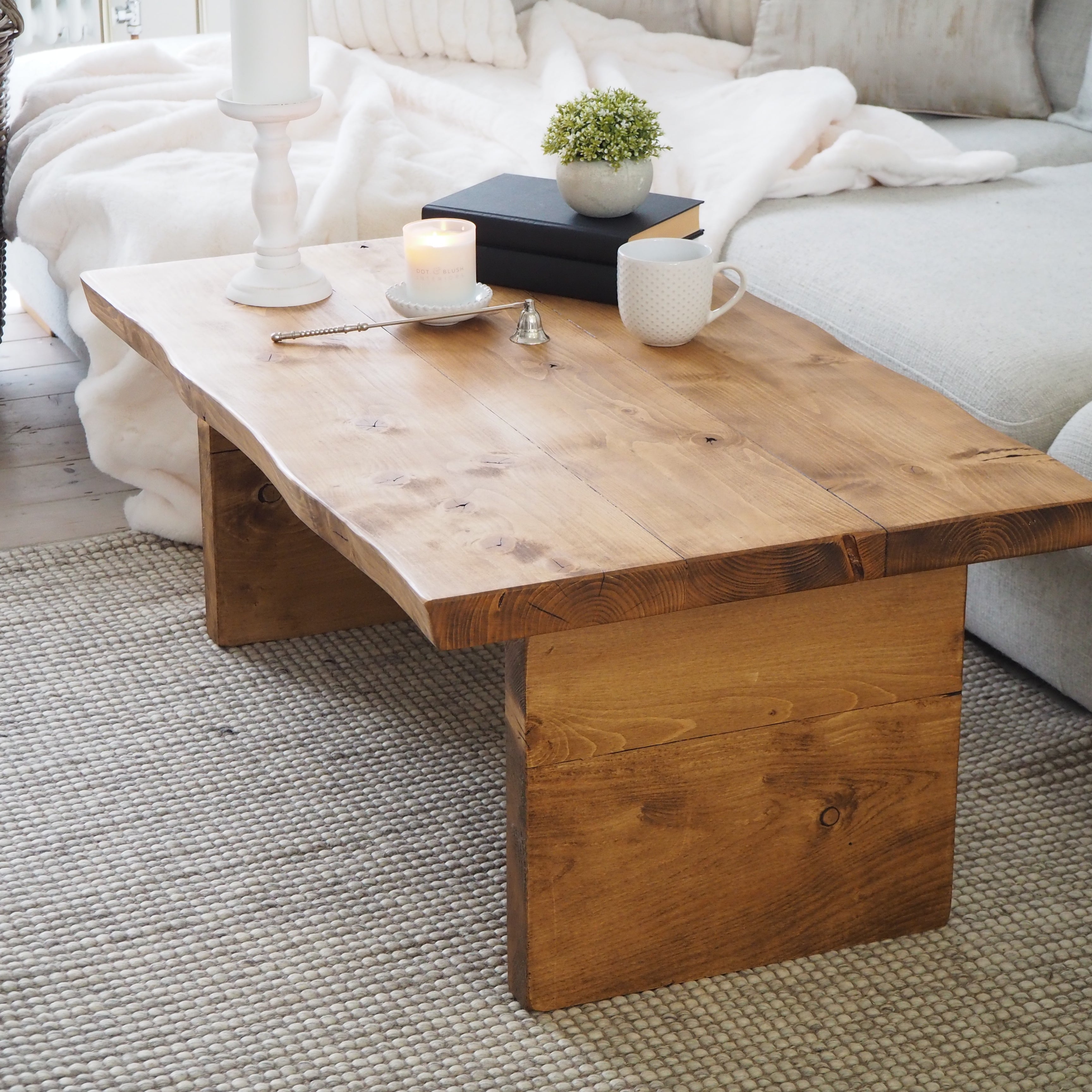 Cheap rustic deals coffee table